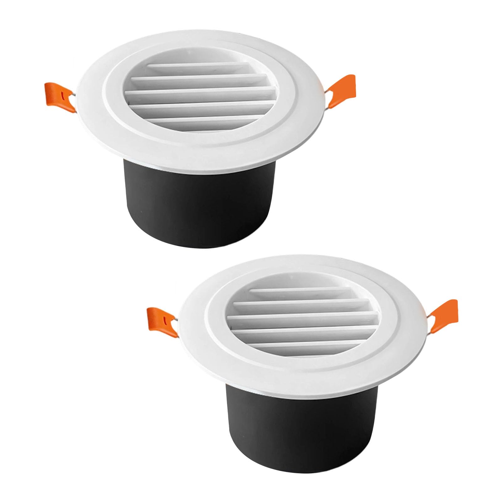 Zbiianxer Slanted Louvers Modern Abs Ventilation Grates With 7.3Cm Opening Suitable Home Commercial Ventilation Grilles