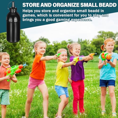 Image of TOYANDONA Portable Toy Bead Storage Bottle 9.44In Reusable Plastic Game Bead Holder Convenient Small Size for Craft and Play