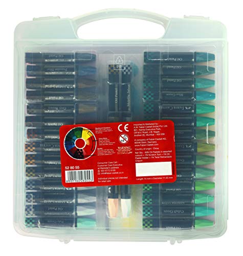 Image of A.W.Faber-Castell Premium Hexagonal Oil Pastels Set (Pack of 60)