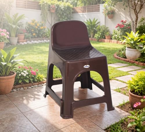 Image of Prima Sahara Multipurpose Plastic Seating Stool | Home, Office, Events, Garden & Commercial Use | Strong & Durable