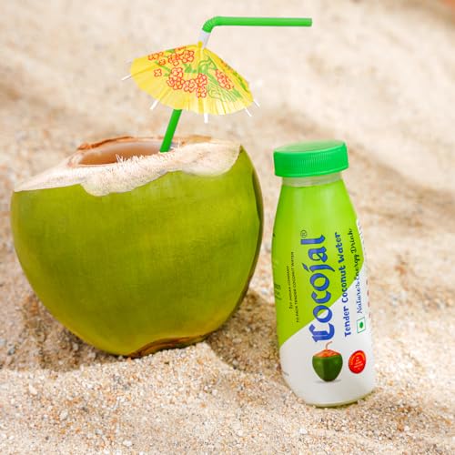 Image of Cocojal Natural Tender Coconut Water | No Added Flavours | No Added Sugars | Not from Concentrate | 200ml (Pack of 24)