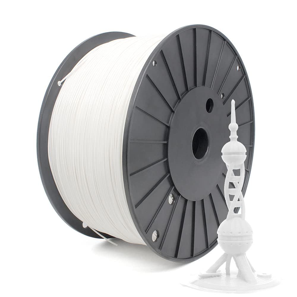 RepRapper White Extra Strong PLA PRO (PLA+) Filament for 3D Printer & 3D Pen 1.75mm (± 0.03mm) 6.6lb