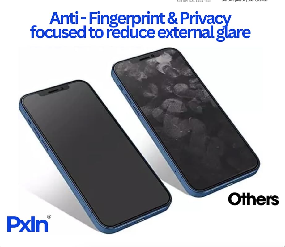 Image of Pxin Mobile Privacy Guard for Redmi K50 Pro | Mobile Privacy screen protector | Anti Glare | Anti Spy Screen Protector | Reduces blue light | Self healing guard from scratches