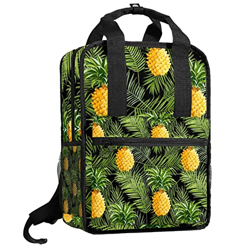 Sac à dos pour garçons imprimé ananas avec bretelles réglables enfants