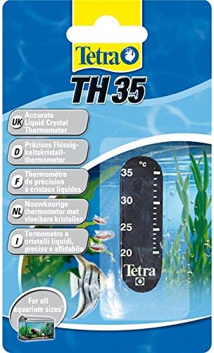 Tetra TH 35 Aquarium Thermometer showing temperature reading.