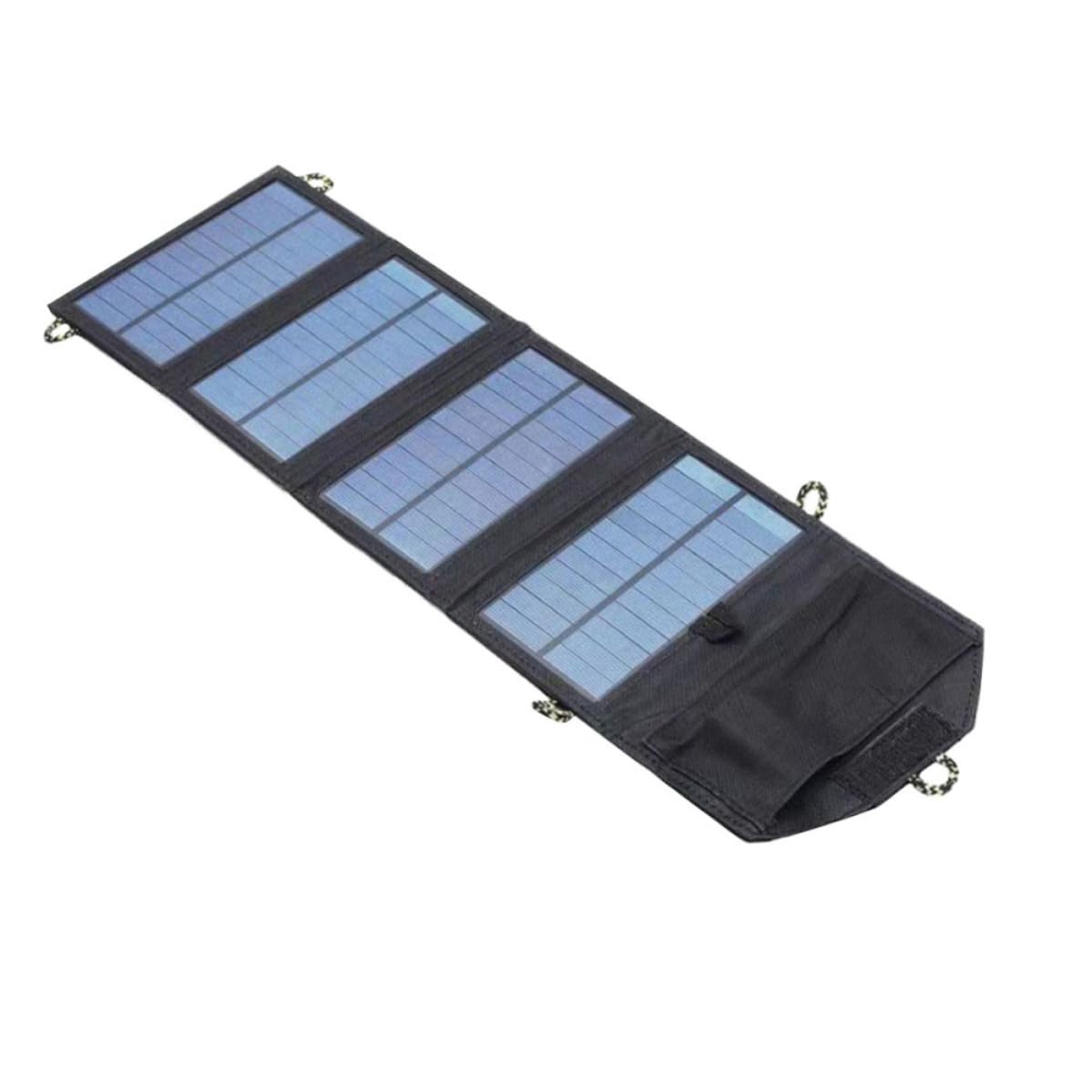 10w Monocrystalline Solar Panel Charger with Dual USB Portable Outdoor Solar Charger for Car Boat Camping Emergency Power Supply