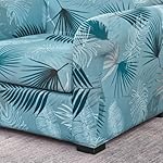 FORCHEER Loveseat Covers for 2 Cushion Couch Covers 3 Piece Stretch Sofa Cover for 2 Cushion Couch Covers Printed Love seat Slipcover Washable Furniture Protector (Loveseat, Styles 2) - Image 5