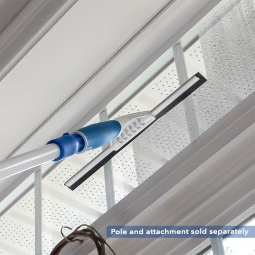 Image of Unger 12 inch Glass & Surface Squeegee - Multipurpose Rubber Blade Squeegee for Shower Glass, Window Cleaning, Professional Grade Cleaning Tool for the Home, 12 inch (Pack of 10)