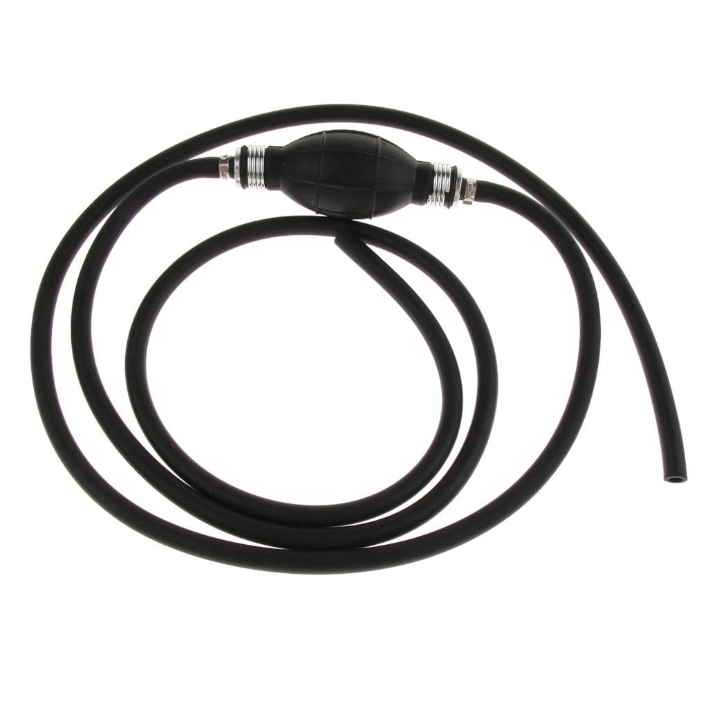 Neaxgeandx 6Mm Universal Fuel Line Assembly W/Primer Bulb For Boat Outboard Marine Tractor