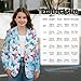 Ocxbuir Butterfly Girls Blazer Jacket One Button Fashion Long Sleeve Notched Collar Suit Coat with Pockets Kids Wedding Ring Bearer Outfit 6 Years