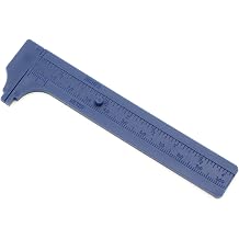 Handy Sliding Gauge Plastic Vernier Caliper Ruler Measuring Tool Double Scales Mm/inch Mini Pocket Ruler 100mm Jewelry Vernier Caliper Plastic Digital