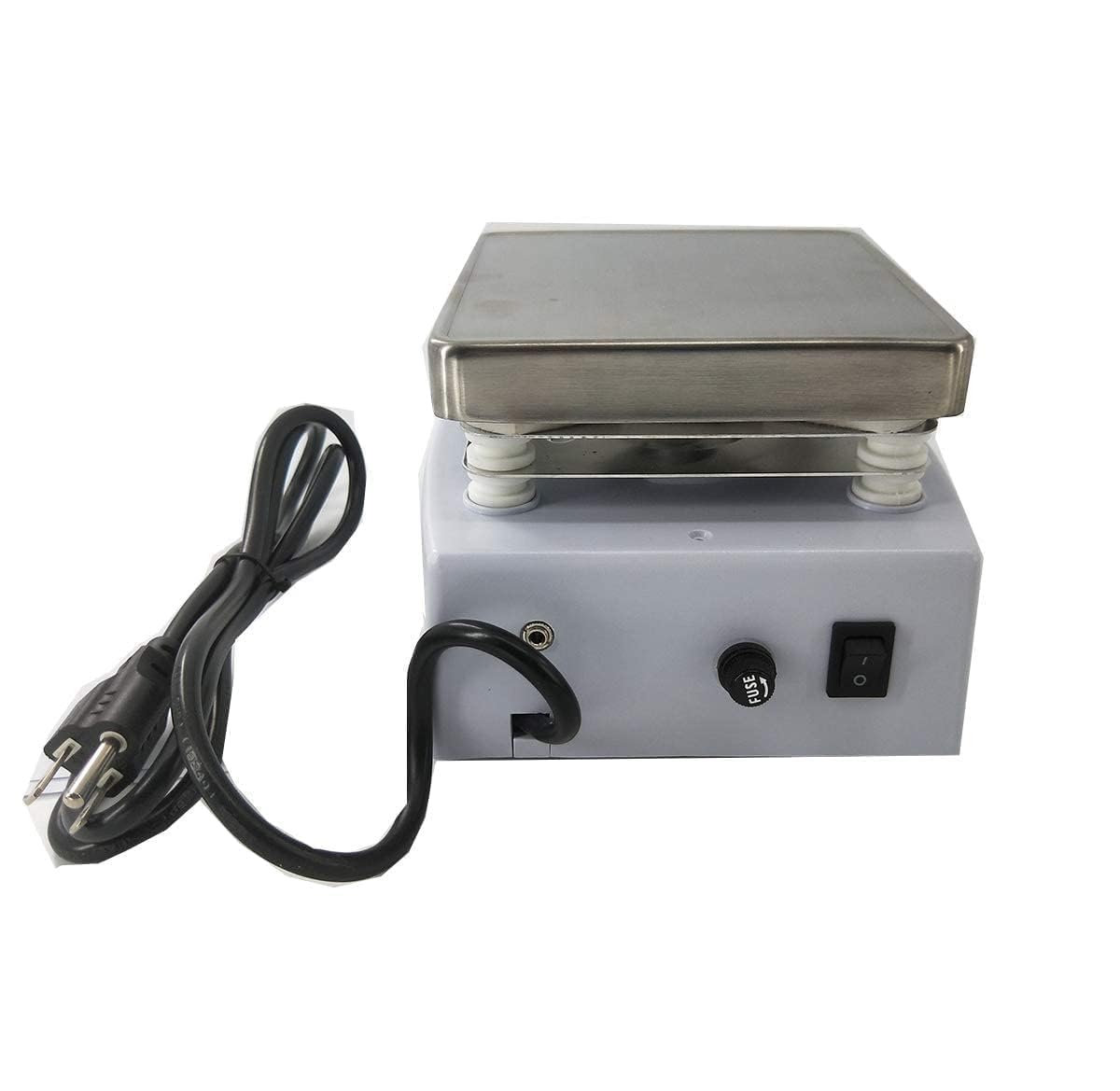 Digital Hot Plate Magnetic Mixer Lab Heating Plate Stirrers 2L with Stirring Speed 0 to 1250rpm Timer Range 0 to 999 Minutes Temperature Range Room Temperature to 300°C