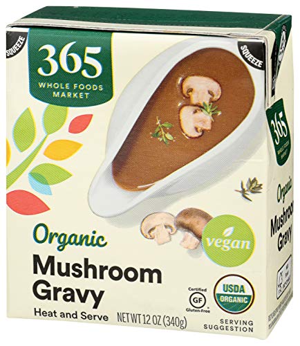 Image of 365 by Whole Foods Market, Gravy Mushroom Organic, 12 Ounce (Pack of 4)
