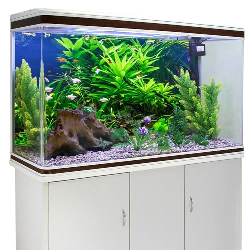 MIRRORANG 91x41cm Aquarium Background Aquatic Plant Seagrass Aquarium Underwater Background River Bed & Lake Fish Tank Background - Image 3