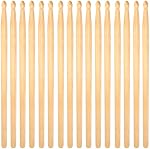 GNIEMCKIN Drum Sticks, 36 Pairs 5A Drumsticks,16 Inch, Classic Wood Tip Drumstick Bulk, Pitch Matched Drumsticks Maple Wood Drum Sticks