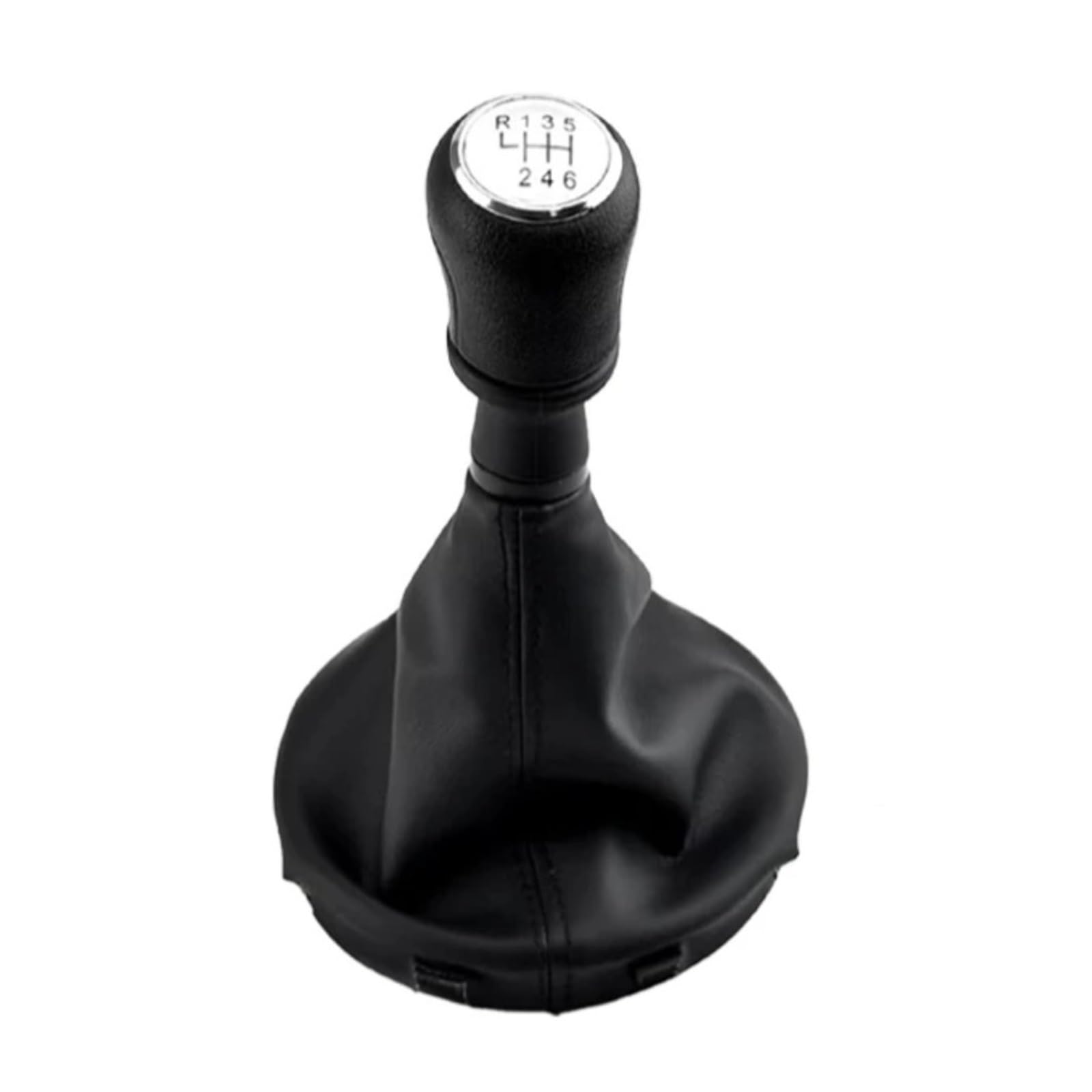 Htvtkrfgrl Silver 6 Speed Replacement Gear Shift Knob For Vw Transporter T5 T5 1 T6 Gp 2003-2011