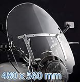 parabrisas para honda shadow 125 Regulable Parabrisas Honda VT750 C2 años 98-03/ Black Shadow