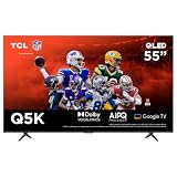 TCL Smart TV 2025 Pantalla 55' 55Q5K Google TV QLED 4K Google Assistant | Hands Free Voice Control | Alexa | VisionHDR10+| AiPQ™ | Micro Dimming...