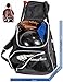 Athletico Baseball Bat Bag - Backpack for Baseball, T-Ball & Softball Equipment & Gear for Youth and Adults | Holds Bat, Helmet, Glove, Shoes | Separate Shoe Compartment, Fence Hook (Black)
