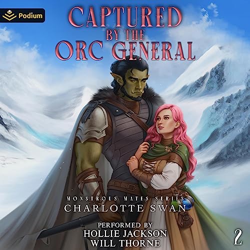 Captured by the Orc General Audiolivro Por Charlotte Swan capa