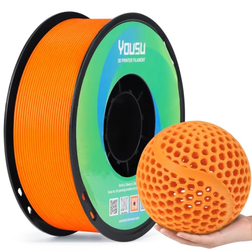 Image of YOUSU PEBA-Like 95A Super TPU 3D Printer Filament, Orange, 1kg