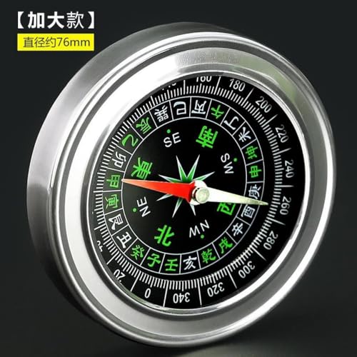 Brújula portátil multifuncional de 7.6 cm de diámetro miniatura 2