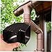 Gadpiparty 2pcs Offset Gutter Downspout Adapter Gutter to Drain Connector Simple Bend Angle Fitting