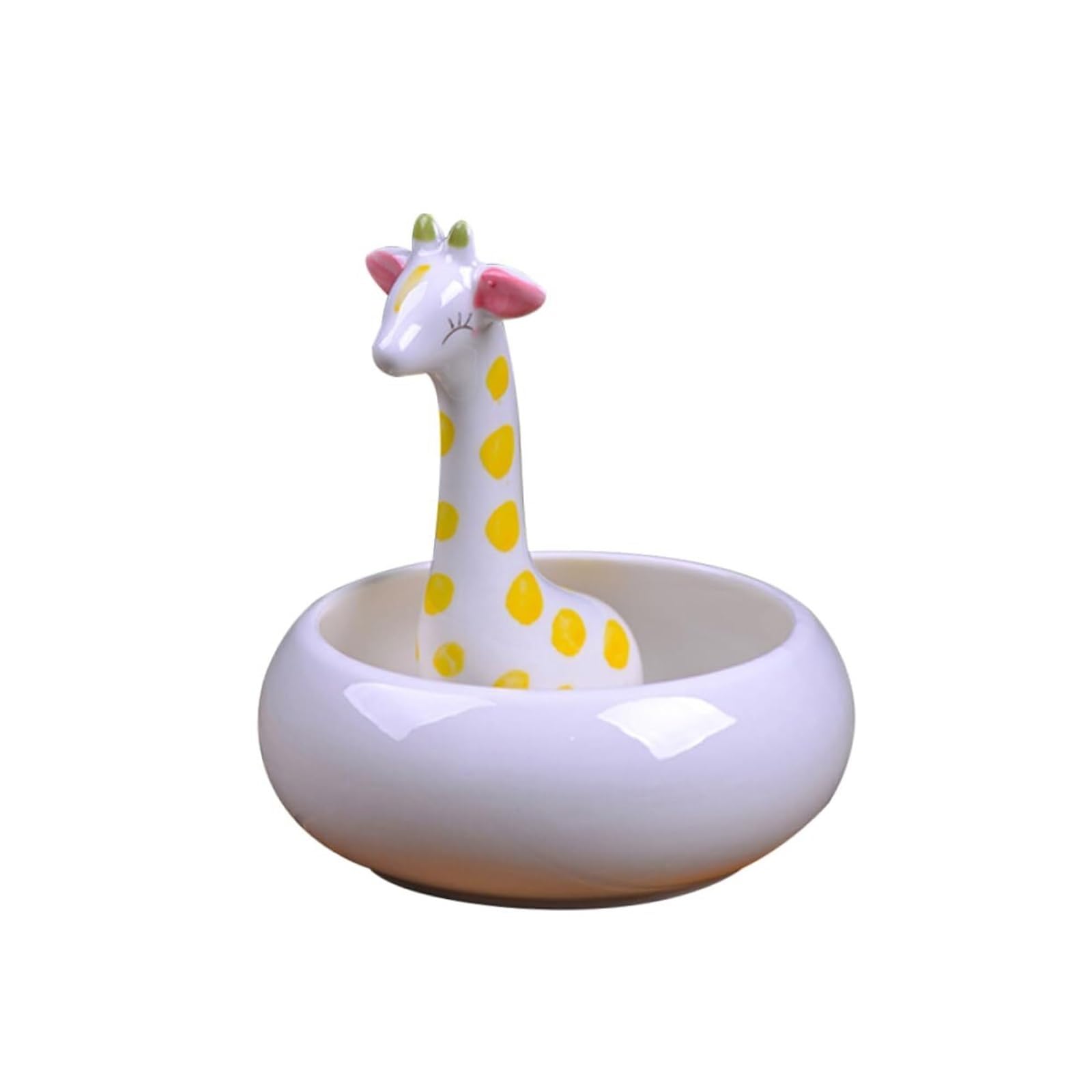 LFWFTPFKE rustic Giraffe Statue Ceramic Flower Pot Mini Succulent Cactus Planting Decoration for indoor use