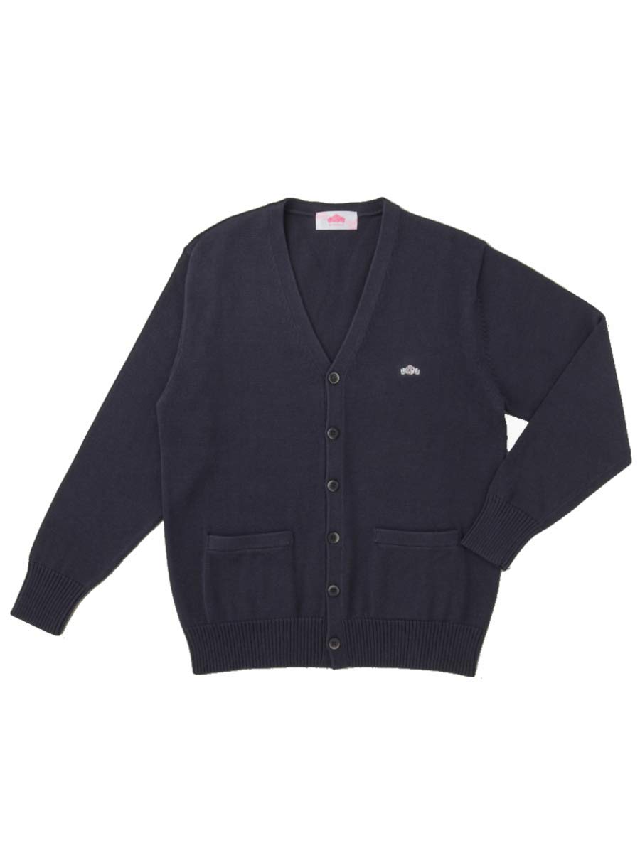 STONE  ブラックカーディガン Mサイズ オーバーサイズフェザーヤーンVネックニットカーディガン