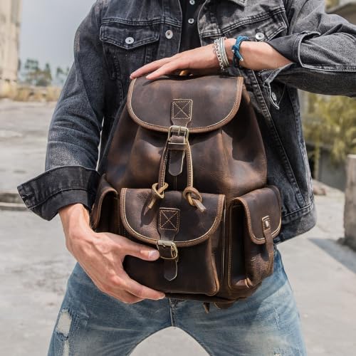 Polare Full Grain Leather Rucksack