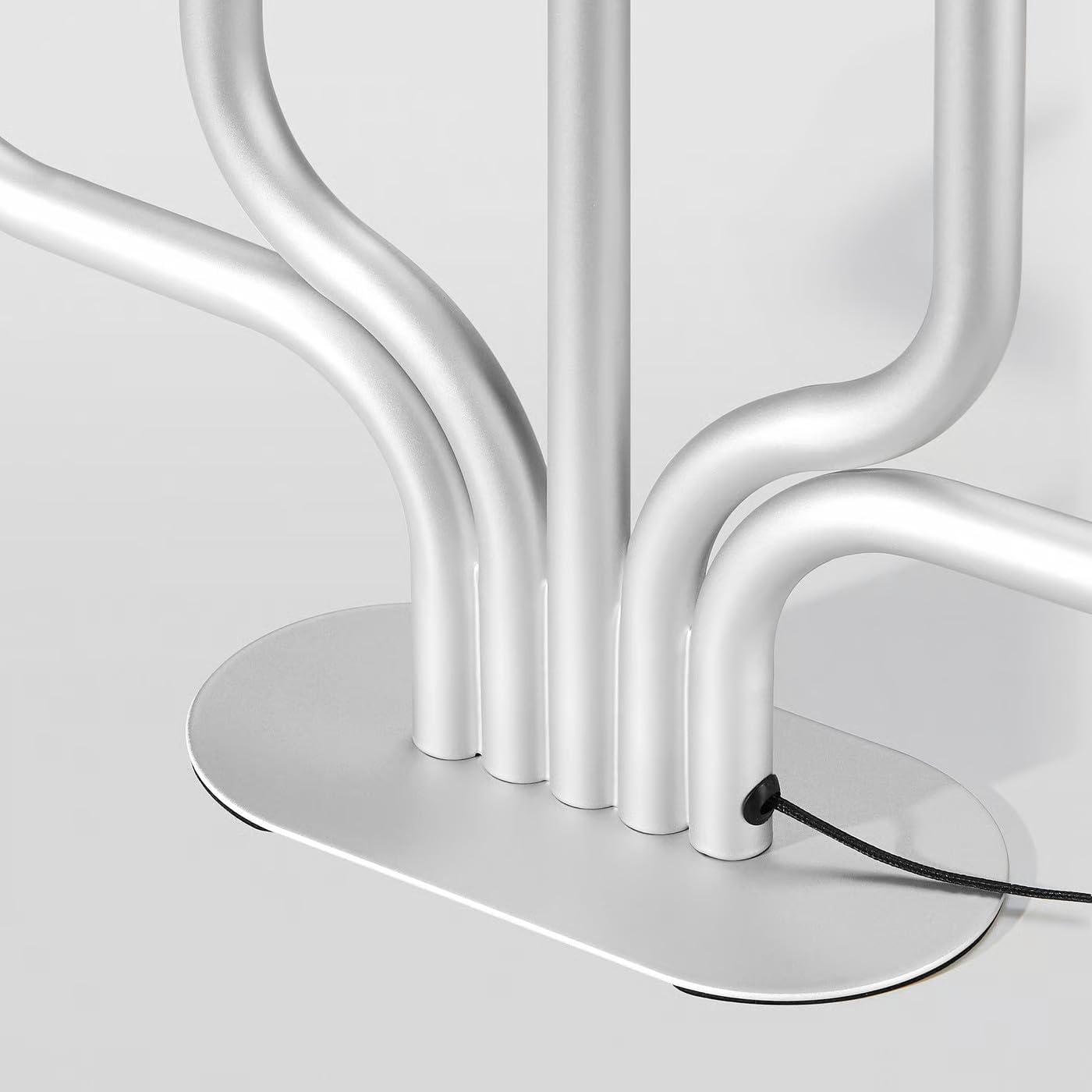 LED Matte Candelabra Silver Simple Yet Elegant Scandinavian Expression 16.5"x17"