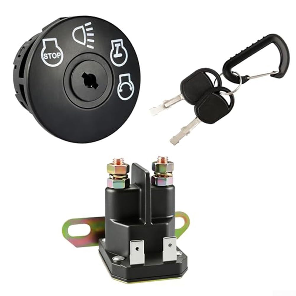 Kit interruttore di accensione e solenoide di avviamento per tosaerba per L100 L105 L108 AM138068 725-04439 725-1741 interruttore magnetico 12V