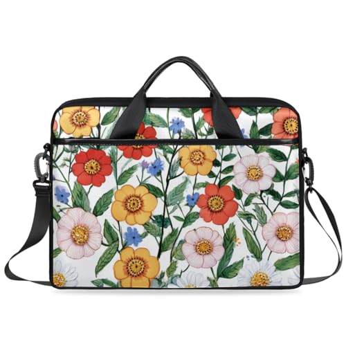 Bolso Maletín para Portátil con Estampado Floral Unisex miniatura 7
