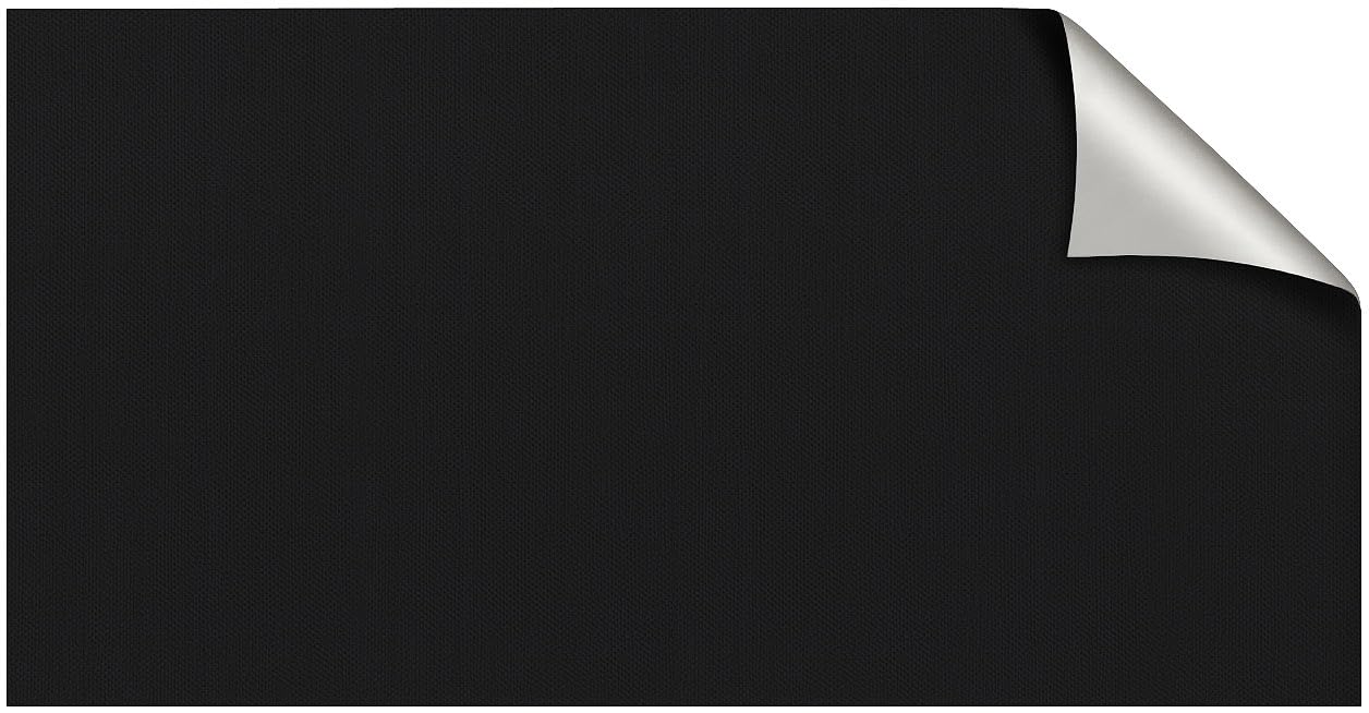 Carlo Milano Klett Fensterverdunklung: 4er-Set Fenster-Verdunkelung 300 x 145 cm, Montage ohne Bohren (Fenster Verdunkelung Folien, Verdunkelungssets, Hitze)