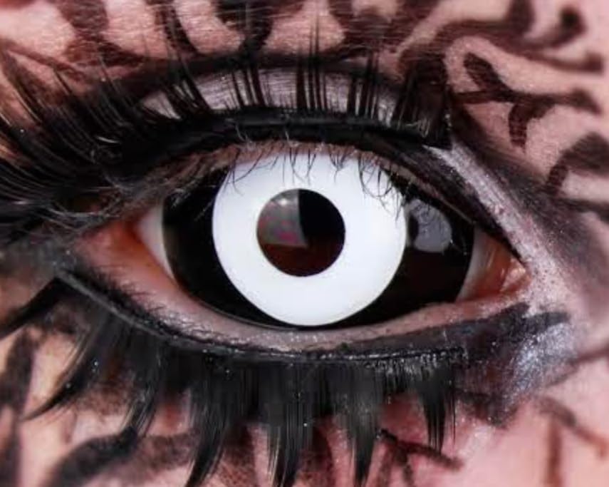Lentilles sclérales Manson sans correction pour Cosplay et Halloween - 1 paire annuelle