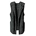 Riou Vest Senza Maniche con Cappuccio Gilet Donna - Autunno e Inverno Caldo Peluche Gilet Giacca Cappuccio Cotone Imbottito Piumino Vestiti Giacche Cappotti Panciotto Parka Casual Jacket Top
