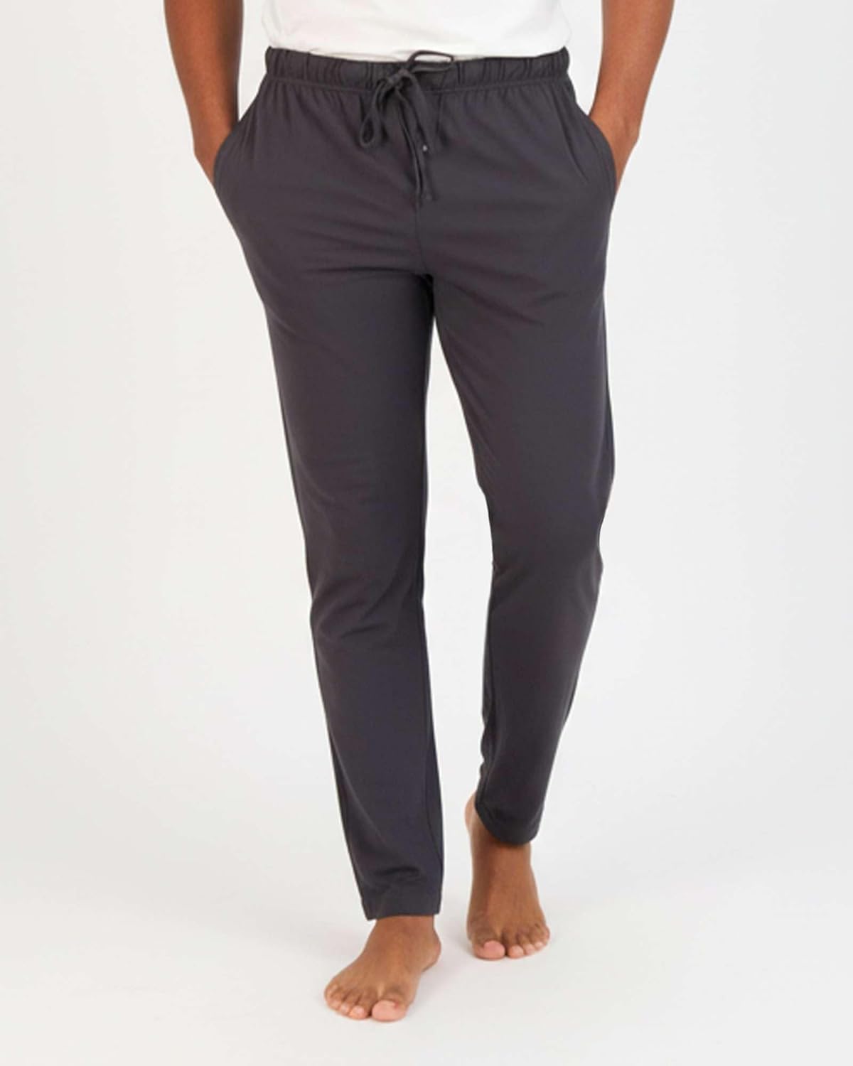 Real Essentials 3 Pack: Men's Cotton Pajama Pants Soft PJ Lounge Bottoms Loungewear Elastic Waist Pockets (Big and Tall) - Image 2