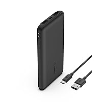 Belkin Batteria esterna portatile da 10000mAh, caricabatteria USB