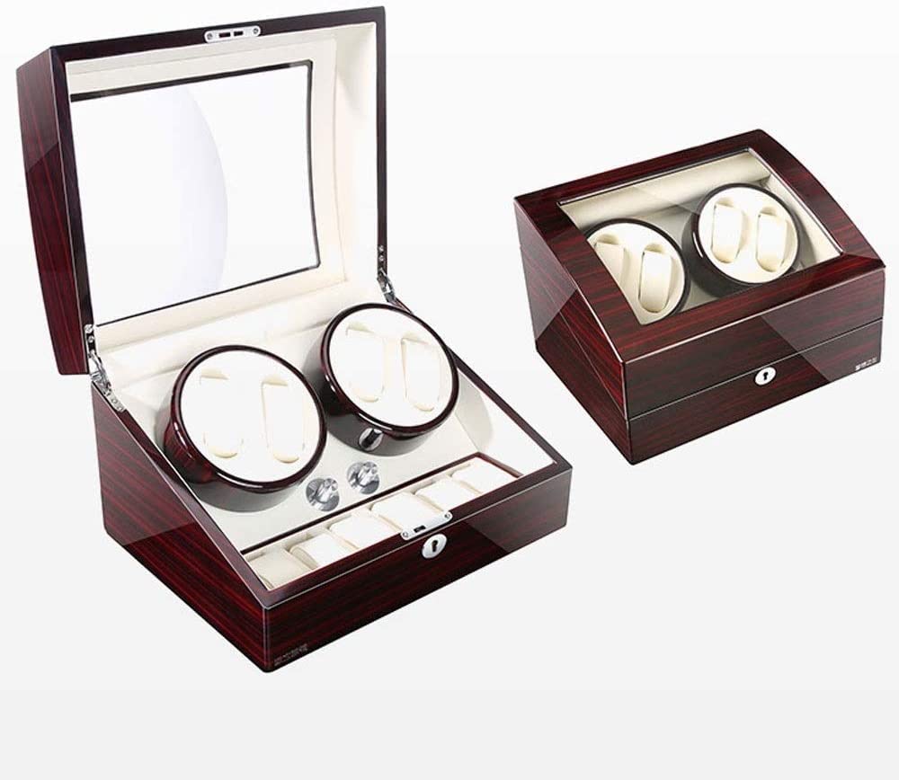 MYUYEE Watch Winder Automatic Wooden Watch Winder 4+6 Storage Boxes For 10 Watch Winder For Automatic Watches It'S So Kind Of You (A)