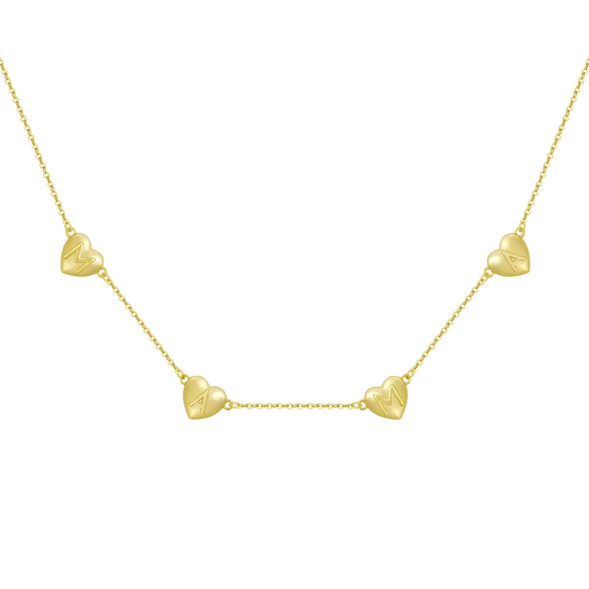 Mama Necklace Gold Dainty Choker Heart Necklaces for Women, Mom Necklace 14K Gold Plated Jewelry Gifts for New Mom, Expecting Mom, Pregnant Friend, Mom to be Gift with Cards for Christmas Mother's Day