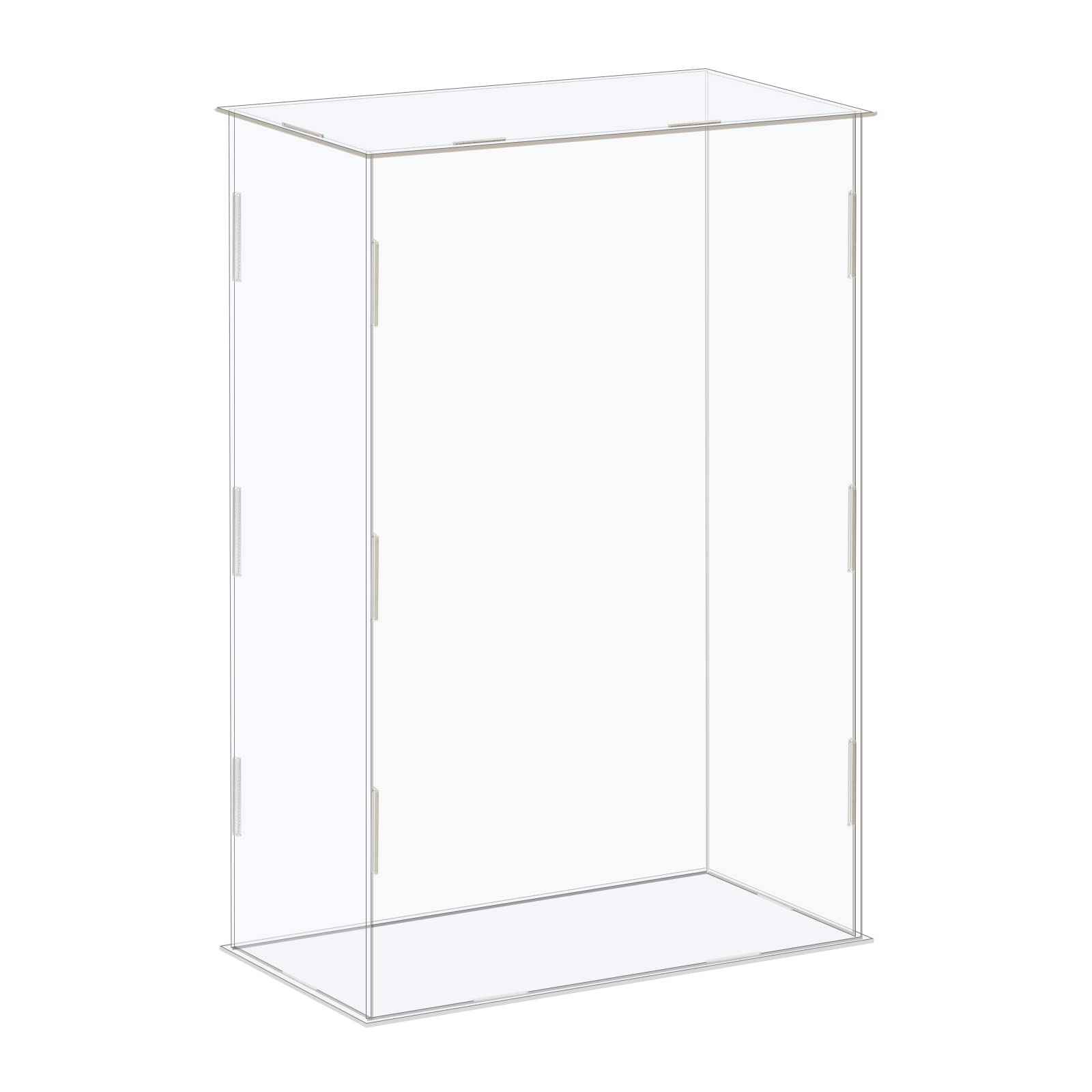 MECCANIXITY Acrylic Display Case Box Clear Dustproof Protection Showcase 8.3x4.3x12.2 Inch for Collectibles Display