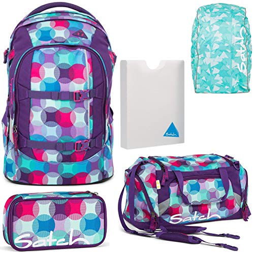 Preisvergleich Produktbild Satch Schulrucksack-Set 5-TLG Pack Hurly Pearly Bunt