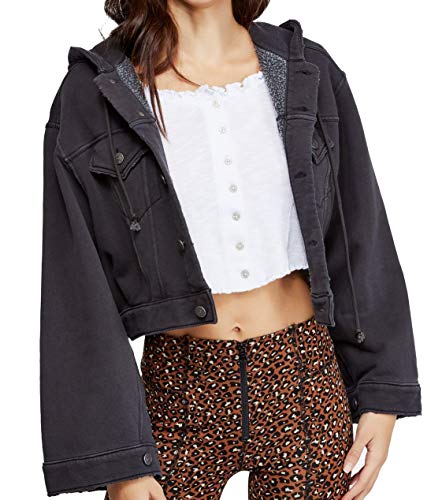 Free People Dreamers Jacket Dark Grey MD (Women's 8-10)
