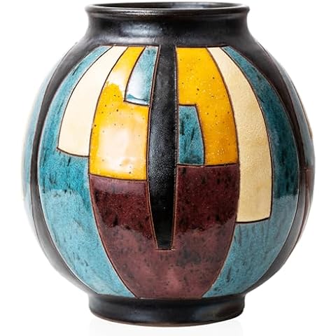 FELISTEYA Handcrafted 15cm Pottery Vase Cover