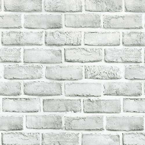 Timeet Brick Effect Sticky Back Plastic Paper Vintage Self Adhesive