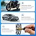 Moman RV Tire Pressure Monitoring System, New Car TPMS Sensors Set of 4, Tire Pressure and Temperature Alarm, Wireless Tire Pressure Sensor, Support iOS & Android
