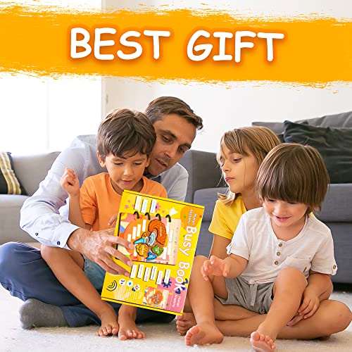 Alened Montessori Preschool Busy Book For Toddlers Human Body Anatomy For Kids Pre Kindergarten Learning Activity Book Learning Education Toys Autism Sensory Toys For Kids Ages 3-5-7 4-8 Year Old #TOP5
