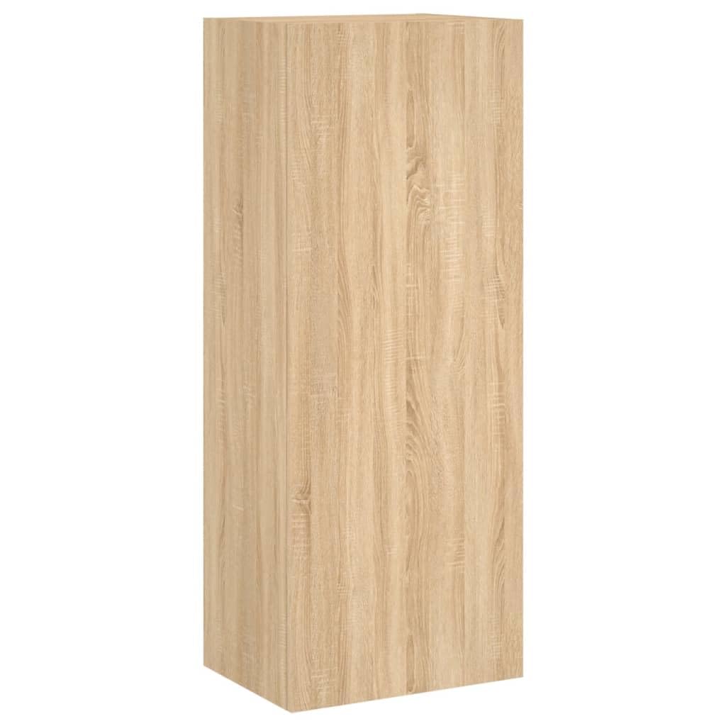 vidaXL Meuble TV Mural chêne Sonoma 40,5x30x102 cm Bois d'ingénierie