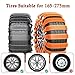 10 Pcs Snow Tire Chains for Smart EQ ForTwo 20072020 2021 2022 2023 2024 2025, Winter Portable Emergency Traction Cables for Car, Adjustable Anti-Skid Tire Zip Ties for Mud Snow Ice,A Black