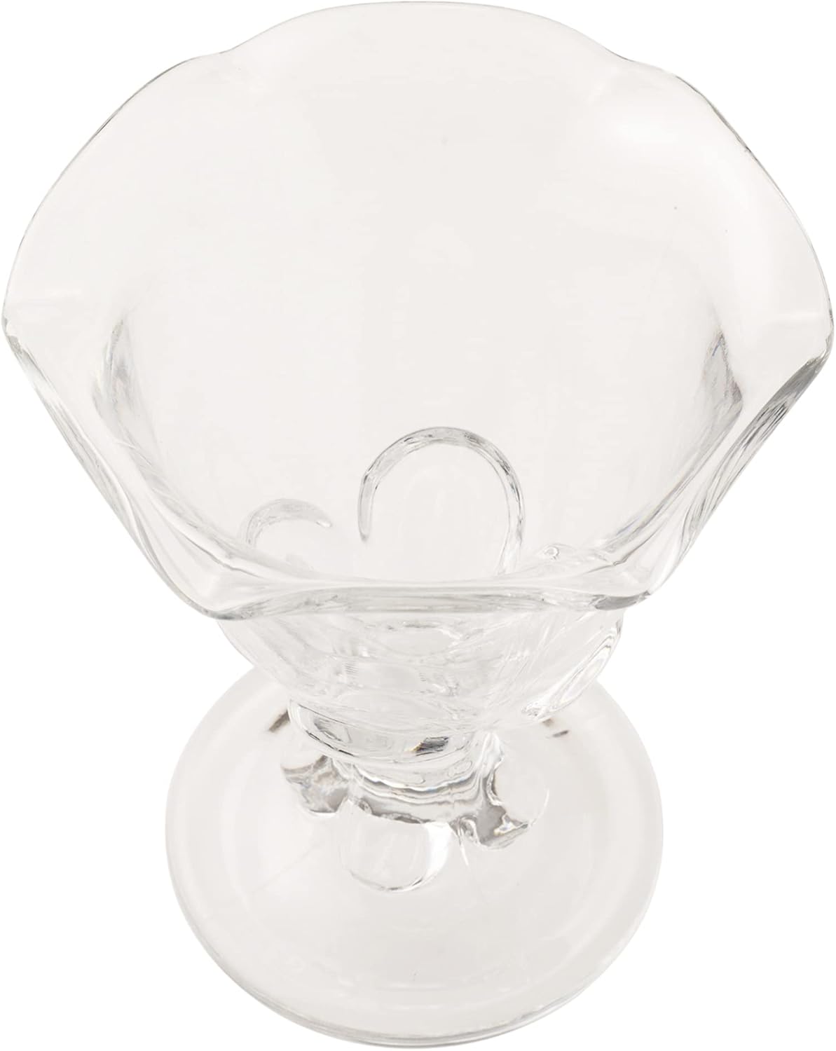 Mizusaki Glass MKG-612556 Parfait Glass, Approx. 4.3 inches (11 cm), Glory 6, Made in Japan, Clear
